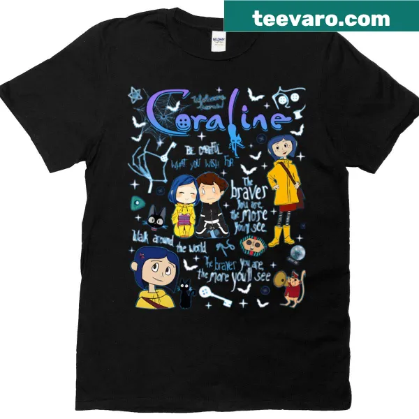 Vintage cartoon Halloween horror movie graphic on a T-shirt