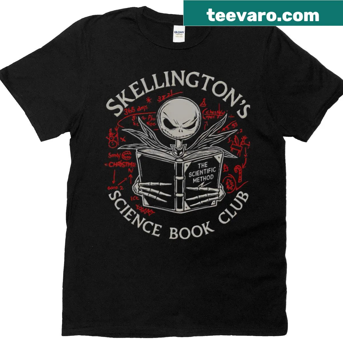 Funny cartoon character Halloween t-shirt design — on a men's t-shirt