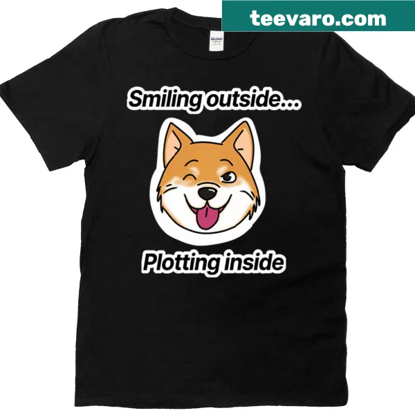 Funny Shiba Inu graphic on a dog-lover T-shirt