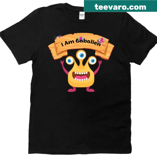 Cute little monster graphic on a children's T-shirt