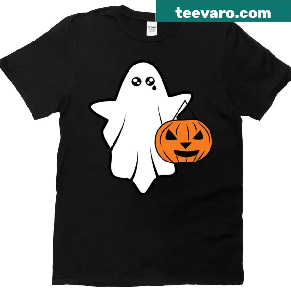 Classic ghost design for Halloween on t-shirt