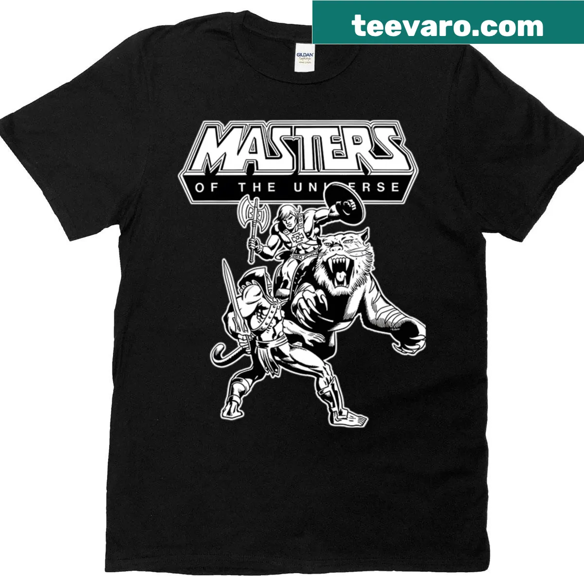 Vintage T-shirt with 80s cartoon movie graphics — on a men's t-shirt
