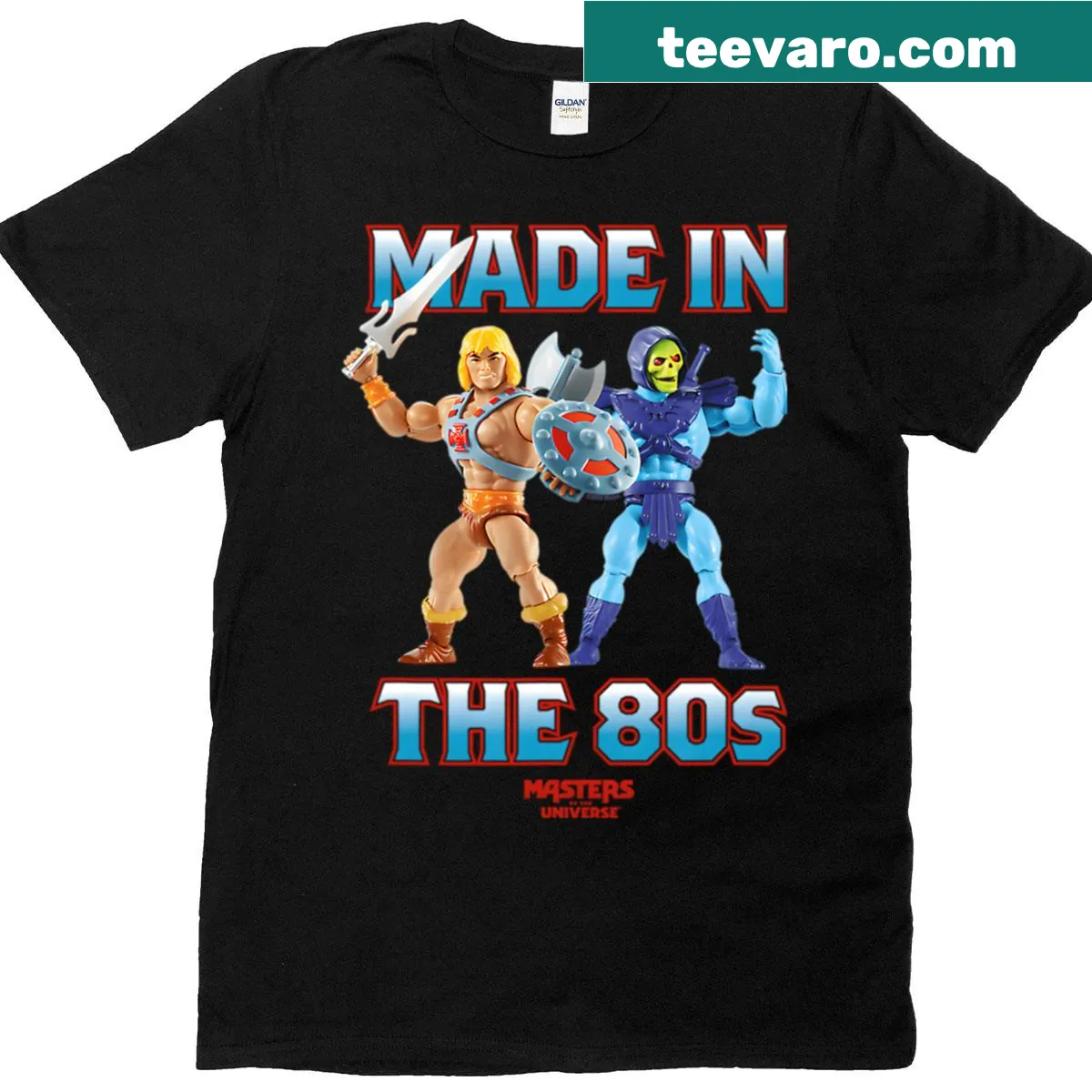 Vintage-style t-shirt for fans of 80s cartoon movies — on a men's t-shirt