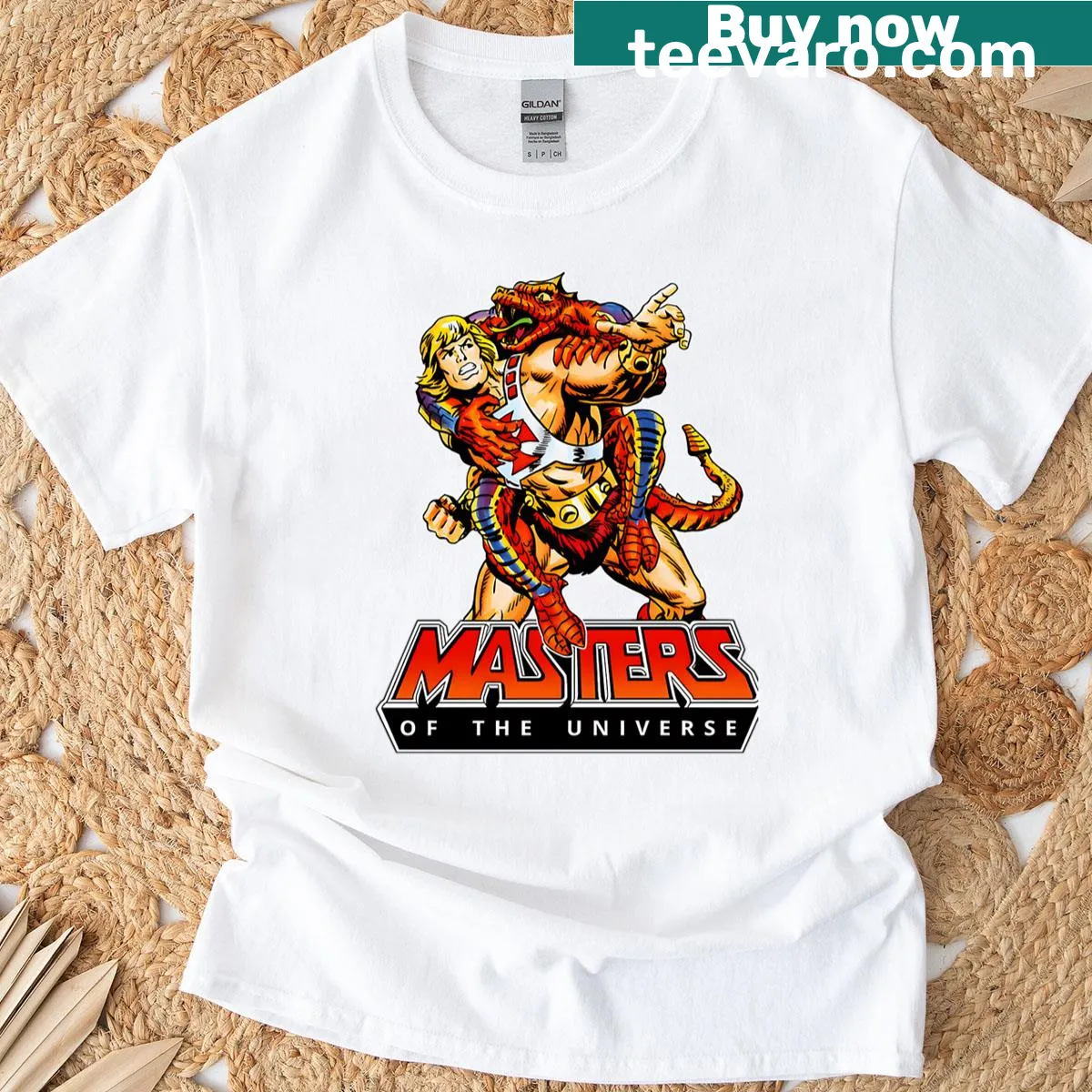 Vintage-style T-shirt for 80s cartoon fans — on a men's t-shirt