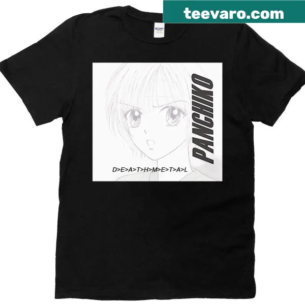 Anime-style artwork on a limited edition T-shirt.