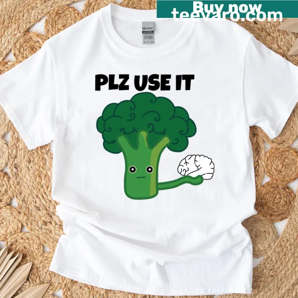 Minimalist typography graphic with 'Plz Use It'