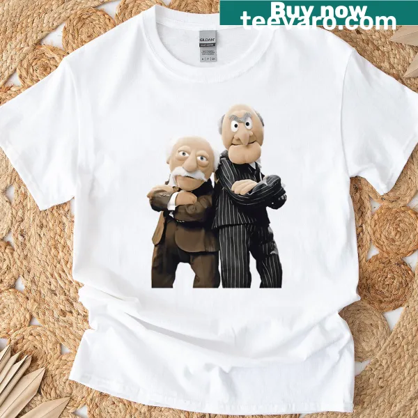 Vintage-style Halloween T-shirt with puppet meme cartoon design