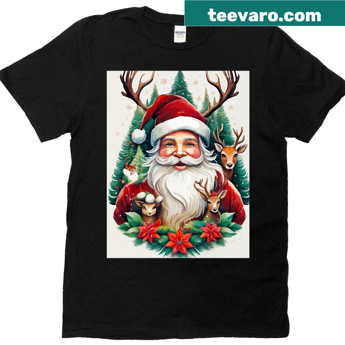 Festive t-shirt with a joyful Thanksgiving message — on a men's t-shirt