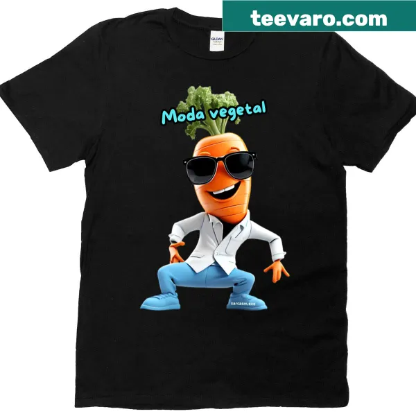 T-shirt featuring a cool anthropomorphic vegetable graphic
