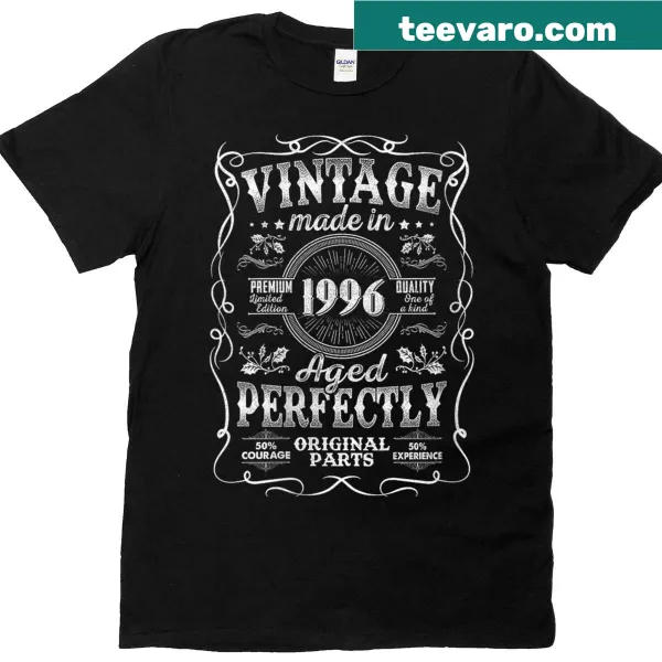 Vintage 30th birthday T-shirt celebrating 1996
