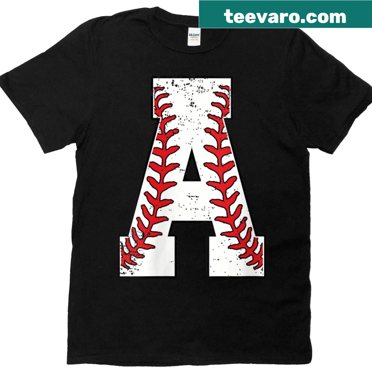 Simple and stylish letter A monogram t-shirt for women. — on a men's t-shirt