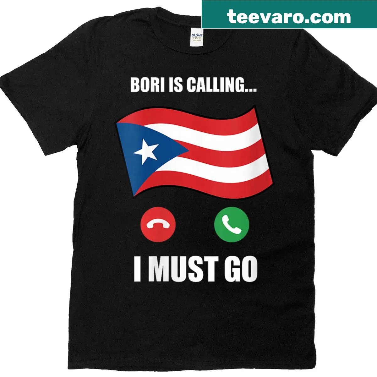 T-shirt celebrating Puerto Rican culture with unique graphic design. — on a men's t-shirt