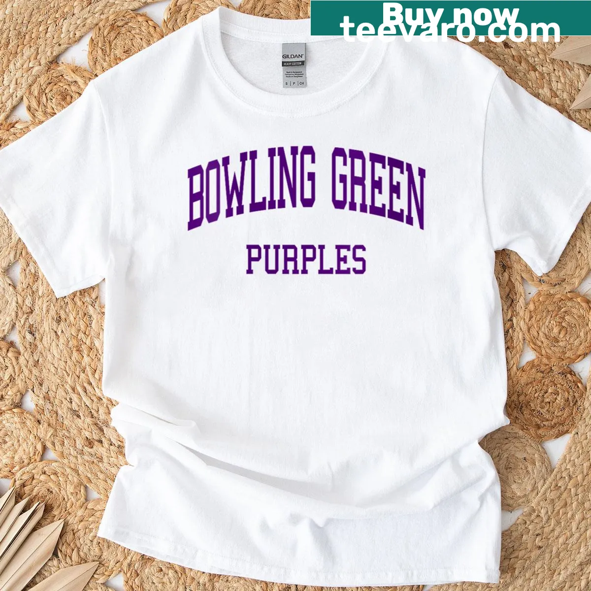 Retro Bowling Green High School graphic T-shirt — on a men's t-shirt