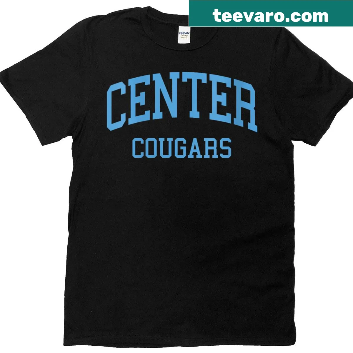 Retro T-shirt featuring Center High School Antelope CA — on a men's t-shirt