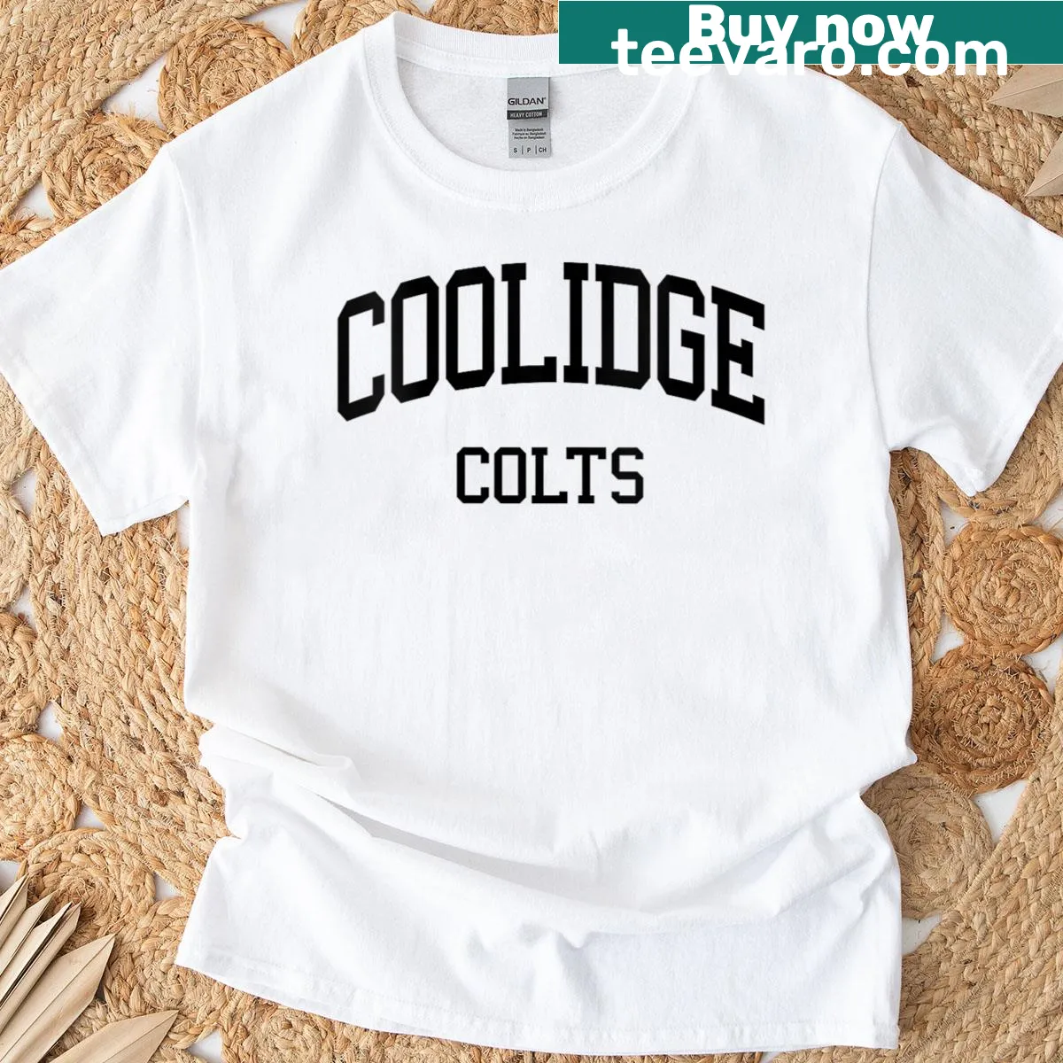 Retro Coolidge High School Washington DC t-shirt for women. — on a men's t-shirt