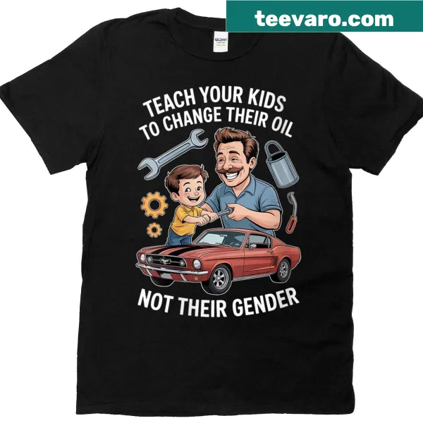 Provocative humorous t-shirt on parenting and skills