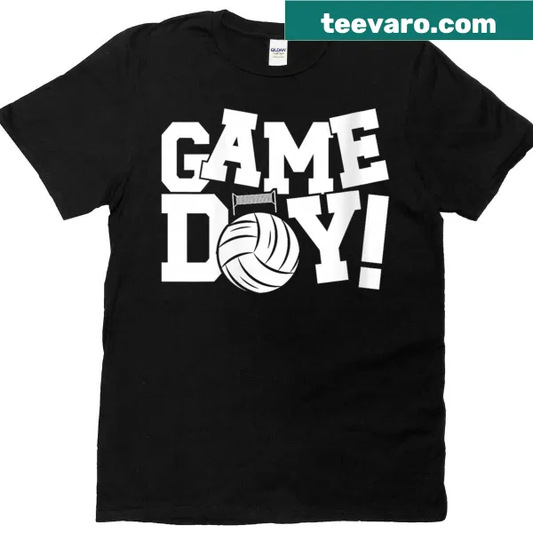 Funny volleyball Game Day T-shirt for sports enthusiasts