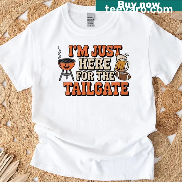 Funny tailgate T-shirt with humorous slogan
