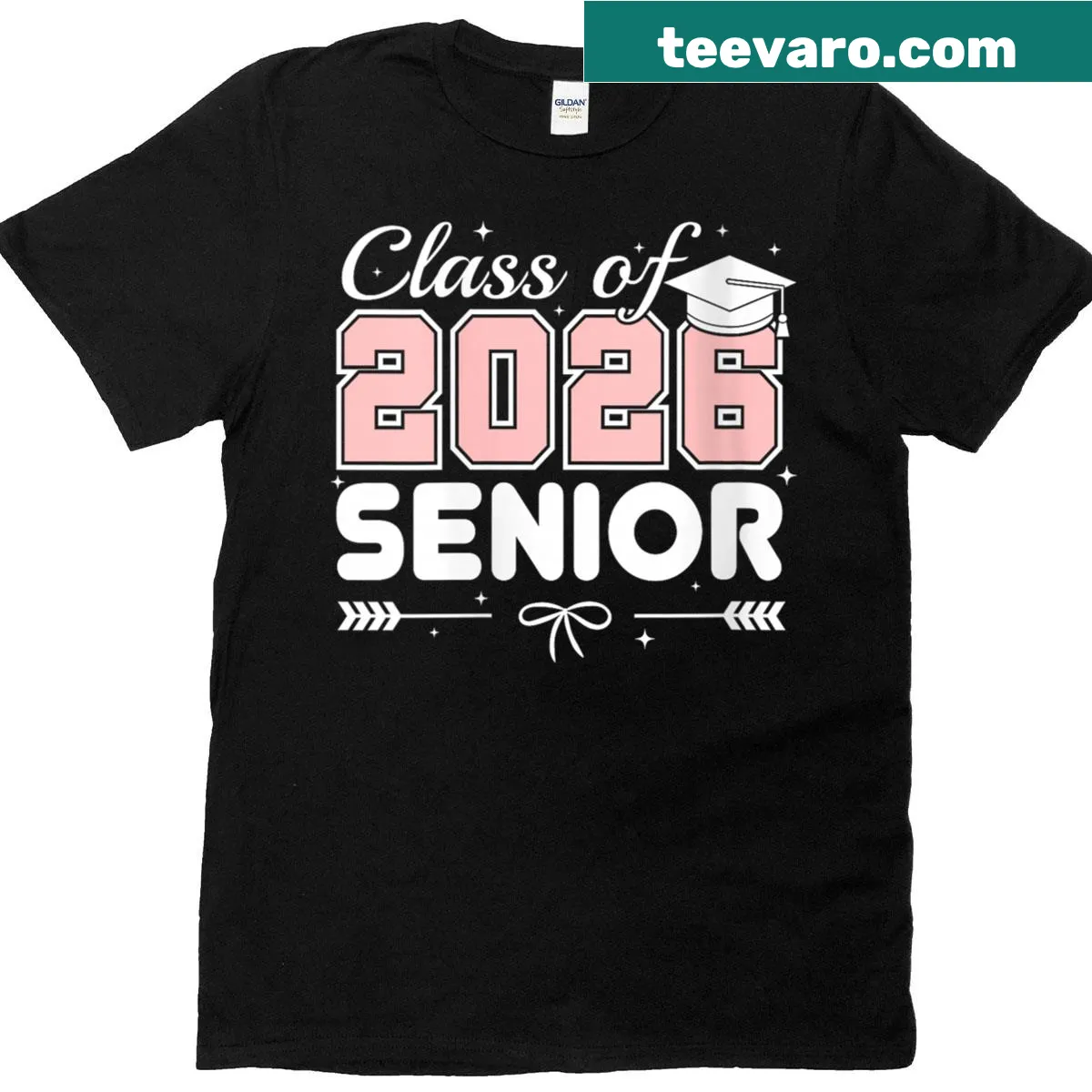Graduation T-shirt for Class of 2026 students — on a men's t-shirt