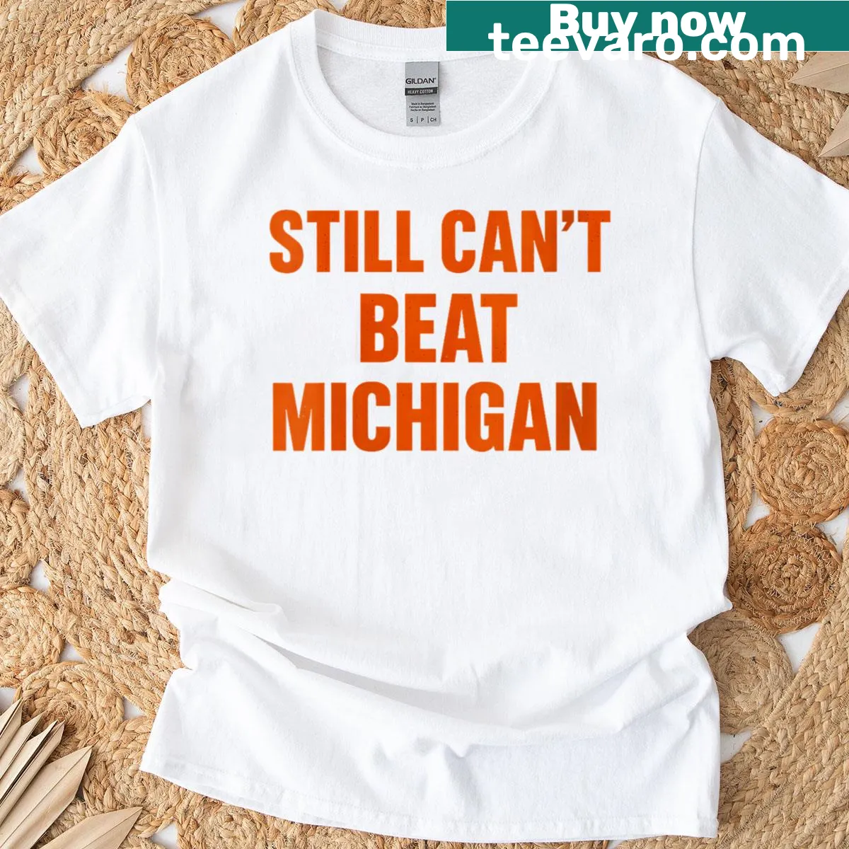 Funny rivalry T-shirt for sports fans featuring playful text — on a men's t-shirt