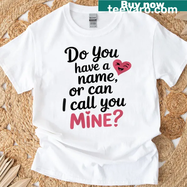 Funny T-shirt featuring clever pick-up line graphic for casual wear