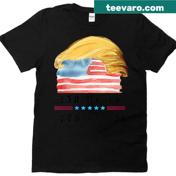 USA 250-year anniversary t-shirt with patriotic design