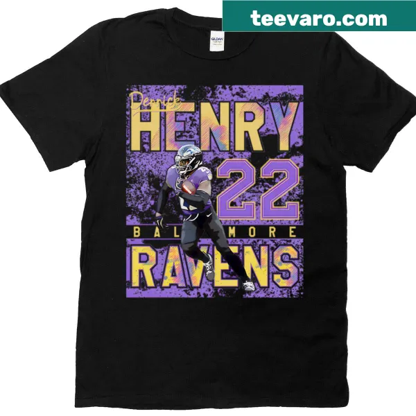 Limited edition Derrick Henry t-shirt featuring number 22 and bold graphics