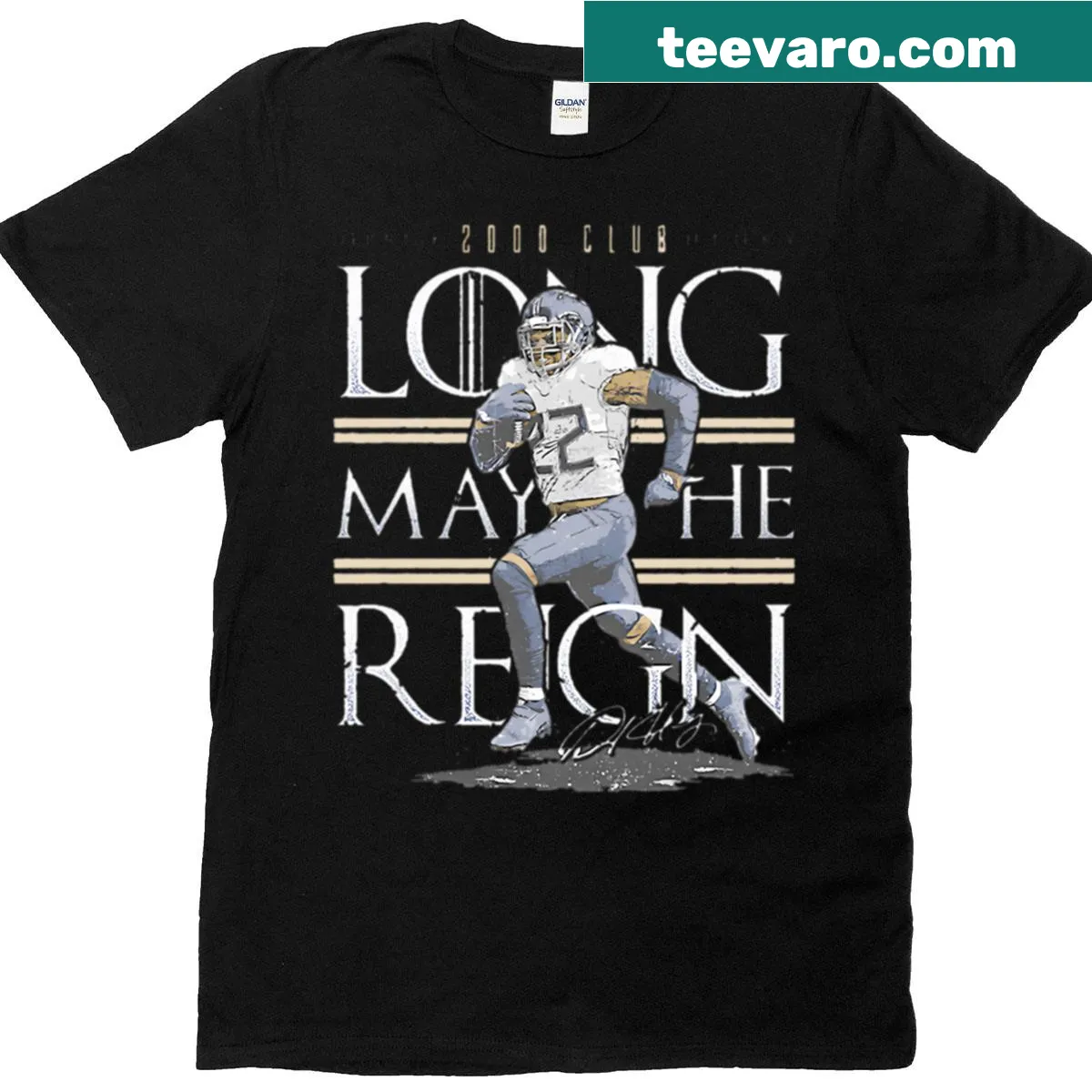 Derrick Henry King Of The Titans T-shirt — on a men's t-shirt