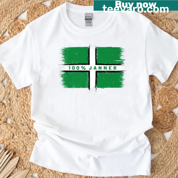 Vintage distressed Devon flag t-shirt representing local pride