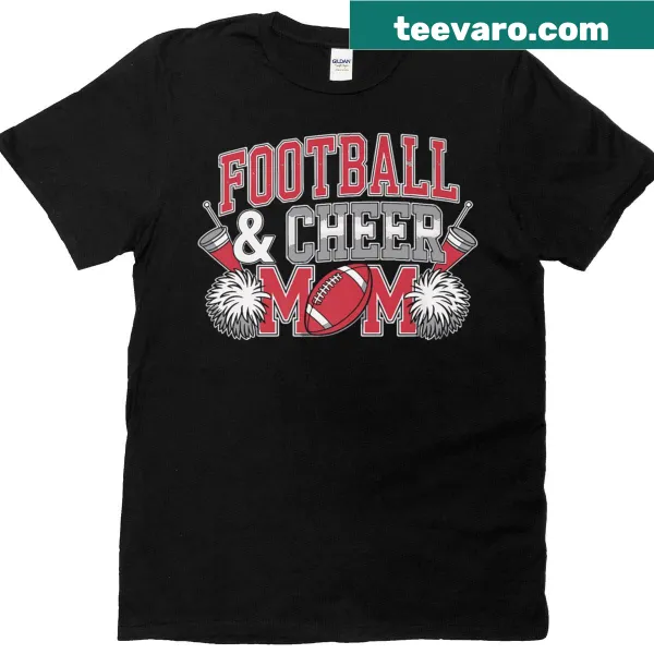 Vintage Cheer Mom t-shirt with bold lettering for cheerleading enthusiasts