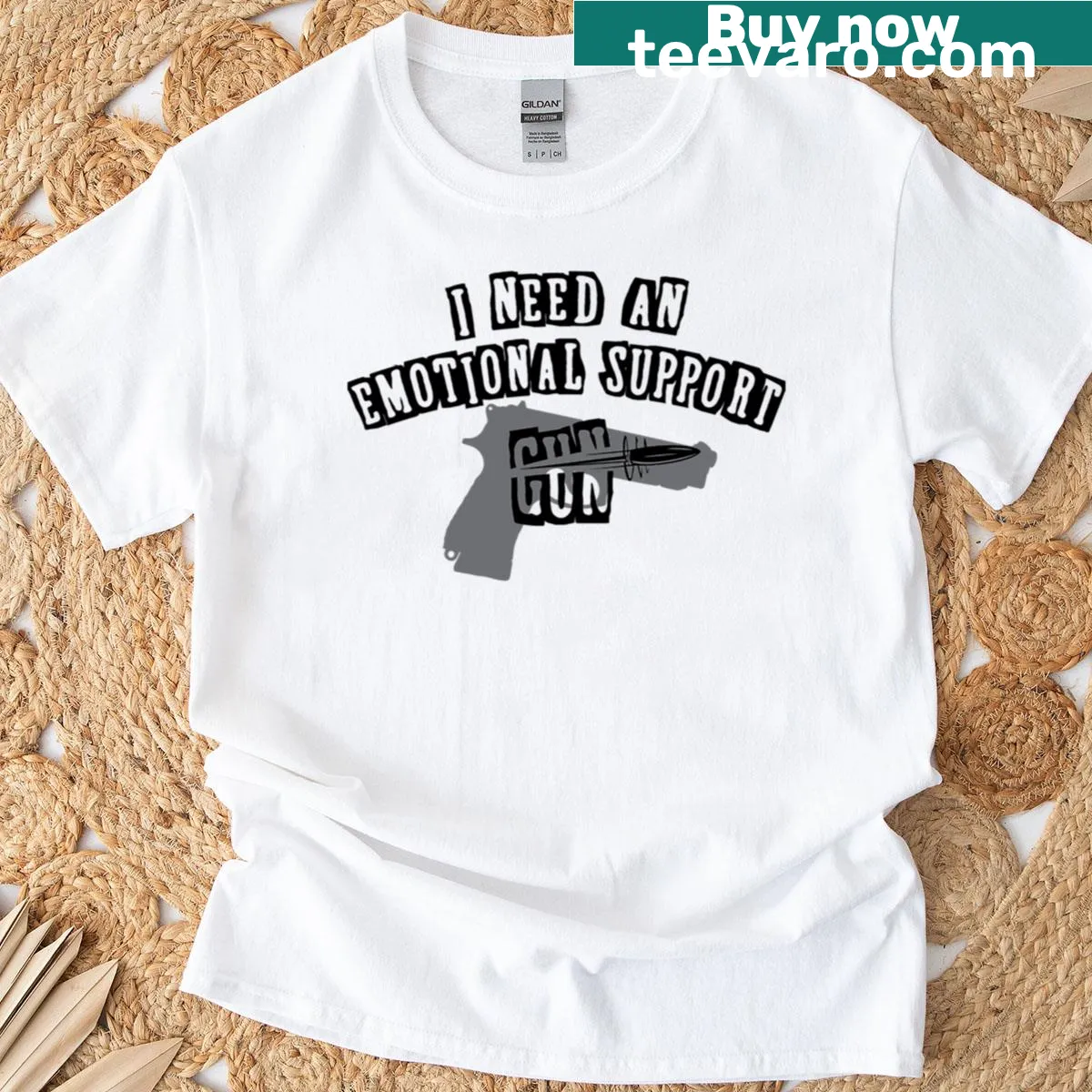 Oversized T-shirt with Fuckuol coping aid graphic. — on a men's t-shirt