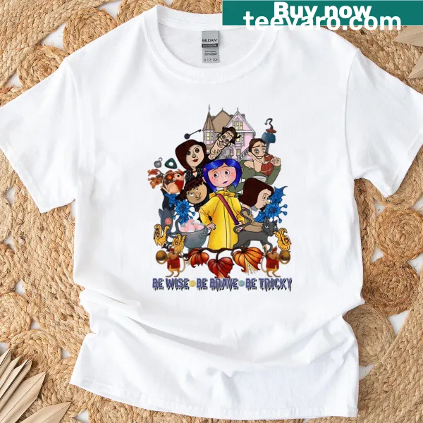 Vintage movie horror girl T-shirt with cartoon design