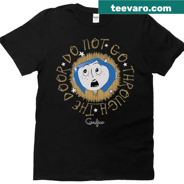 Vintage cartoon-style T-shirt with a horror movie theme