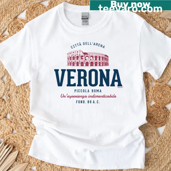 Vintage-style t-shirt with a retro Italy Verona design.