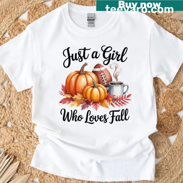 Funny autumn-themed t-shirt for women, featuring coffee and Halloween graphics
