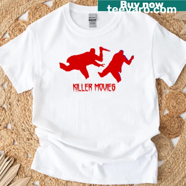Funny Killer Movies t-shirt with clever horror film references