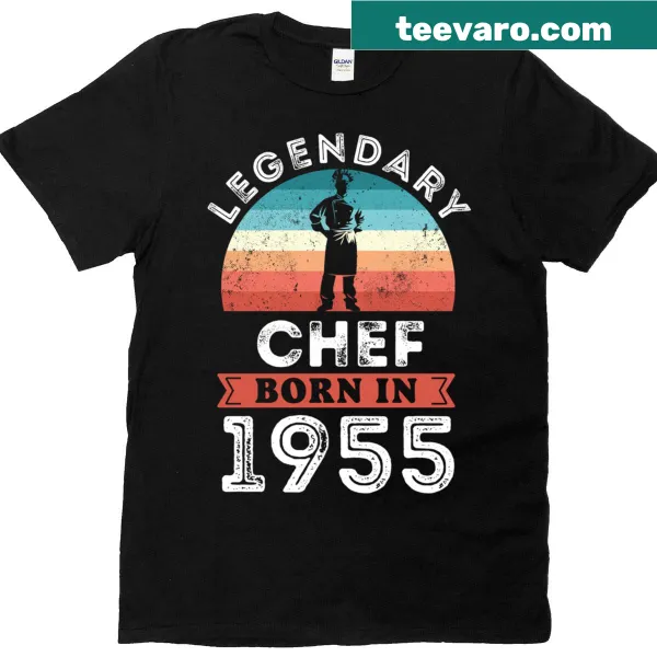 T-shirt celebrating 70th birthday of a legendary chef born in 1955