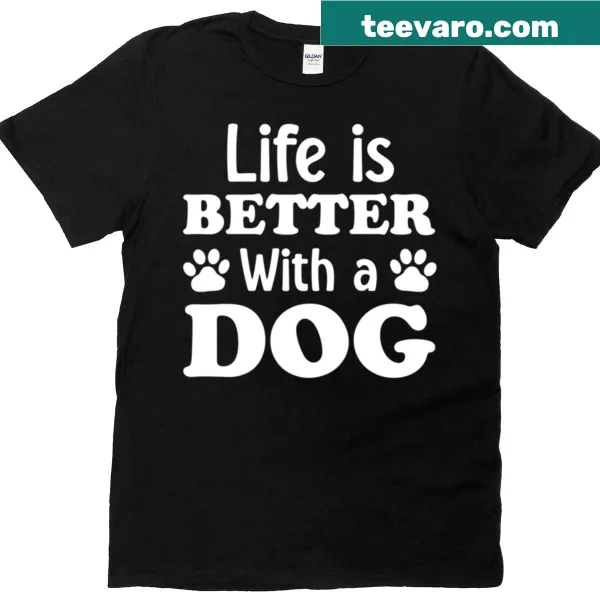 Funny typography t-shirt for dog lovers