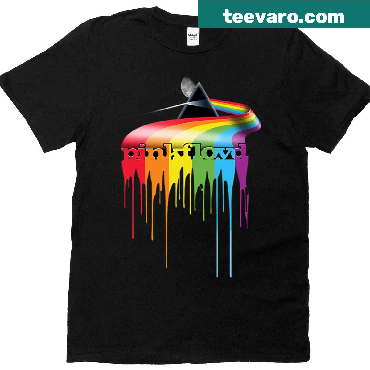 Vintage 80s band tour T-shirt with iconic music logo — on a men's t-shirt