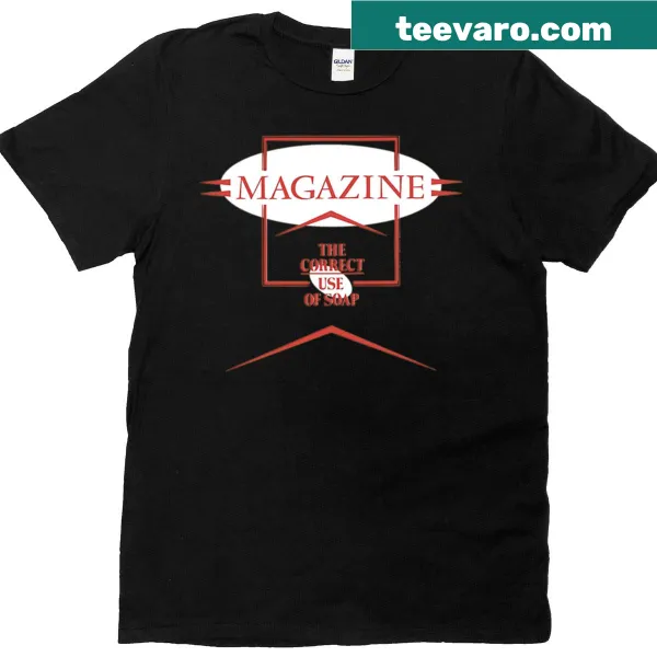 Humorous text graphic on the correct use of soap on t-shirt