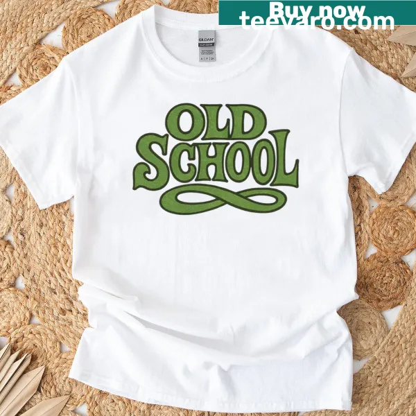 Retro design T-shirt with nostalgic graphics celebrating vintage aesthetics