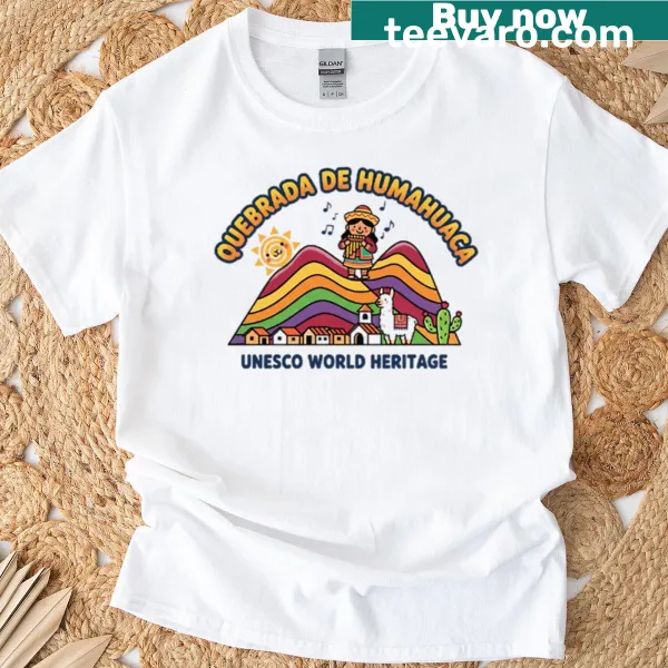 Illustration of Quebrada De Humahuaca on a T-shirt