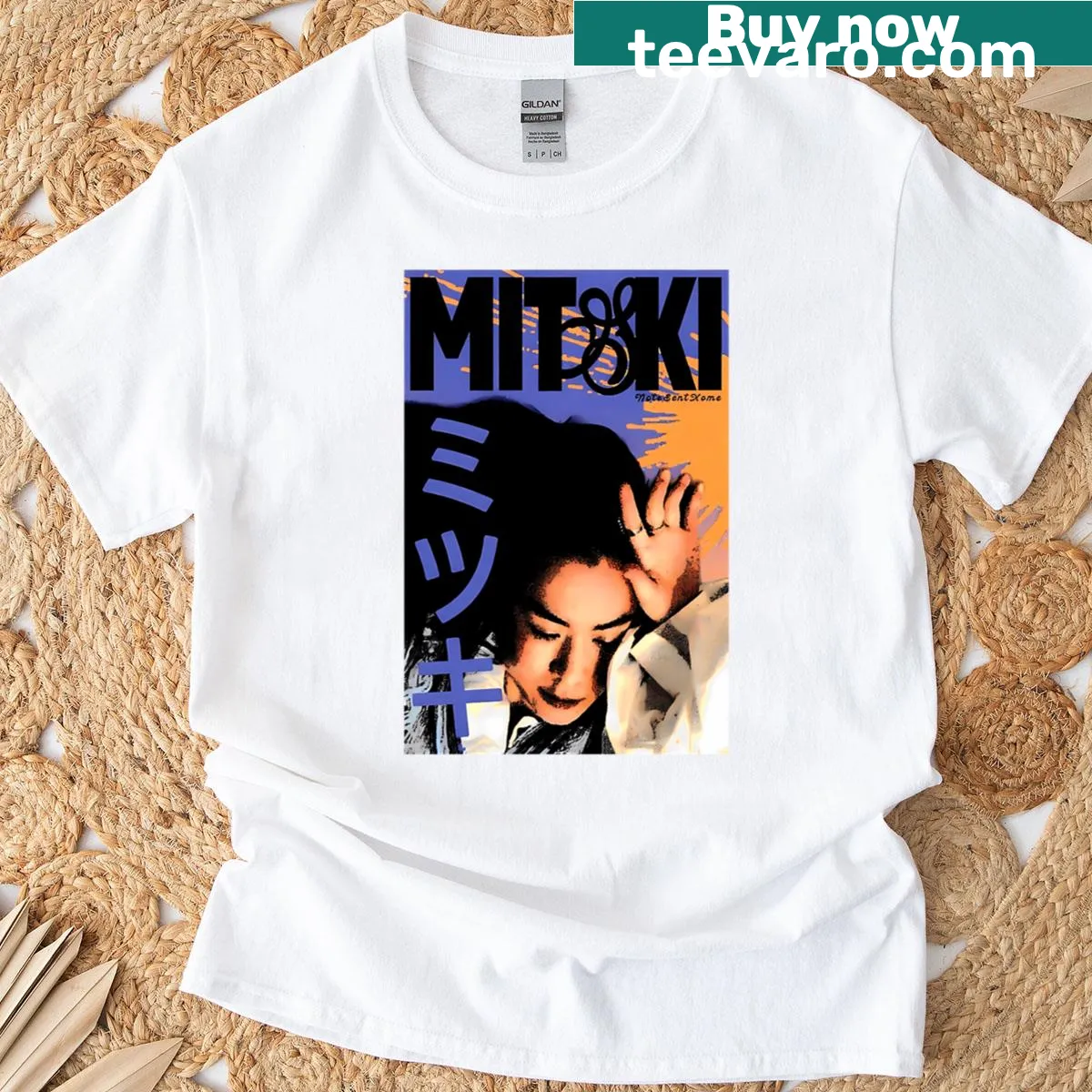 Vintage-inspired 80s music singer tour graphic. — on a men's t-shirt
