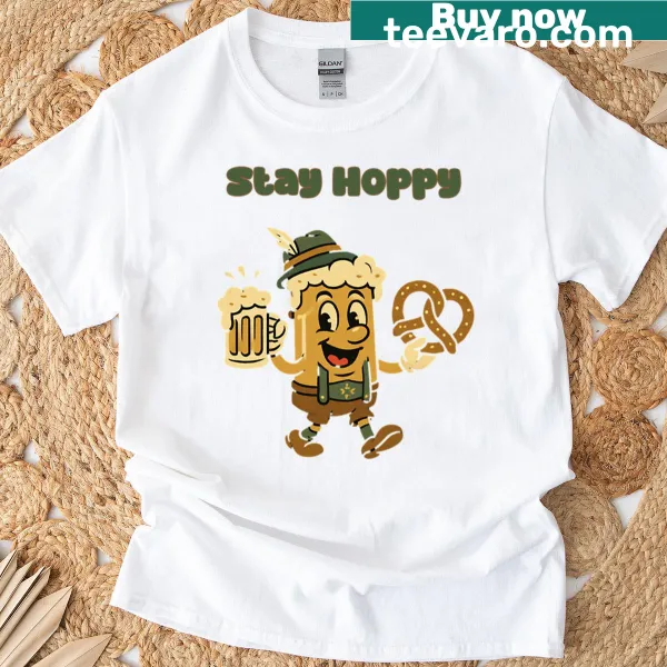 Funny beer lover T-shirt with a positive message