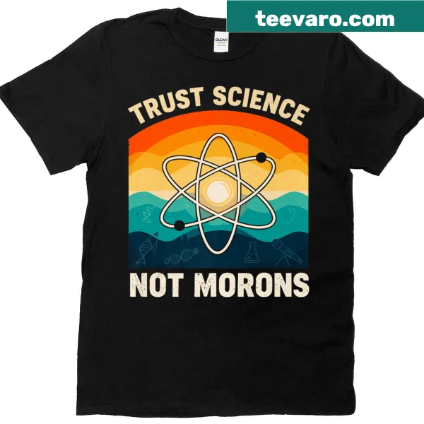 Funny science-themed t-shirt with a clever phrase for nerds and students