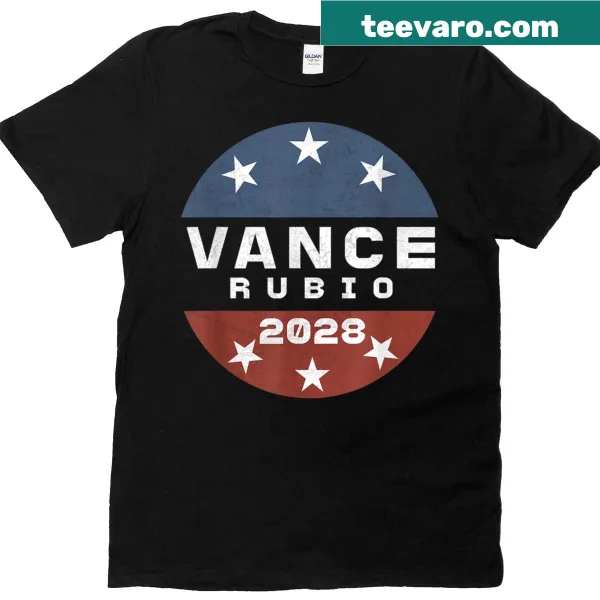 Vintage patriotic T-shirt for Vance Rubio 2028 campaign