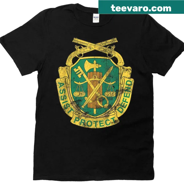 Vintage veteran t-shirt for USA Military Police Corps
