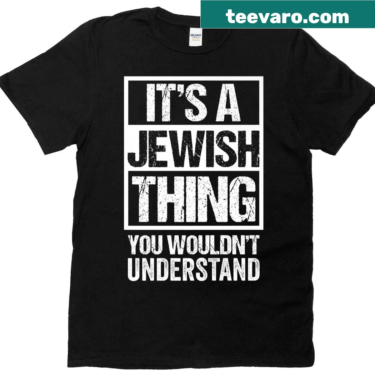 T-shirt with the phrase 'A Jewish Thing You Wouldn't Understand' — on a men's t-shirt