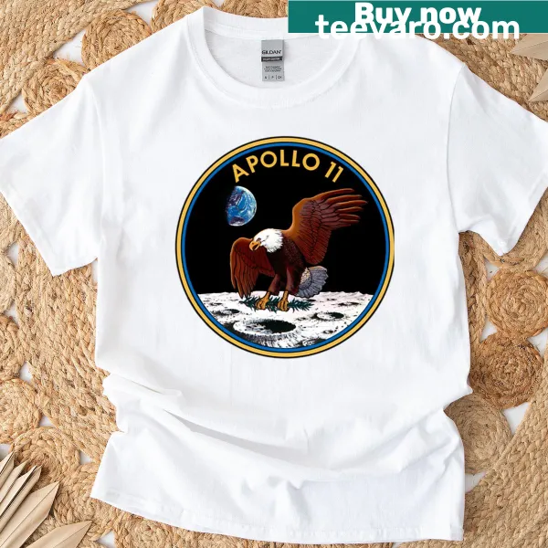 T-shirt featuring the Apollo 11 mission logo