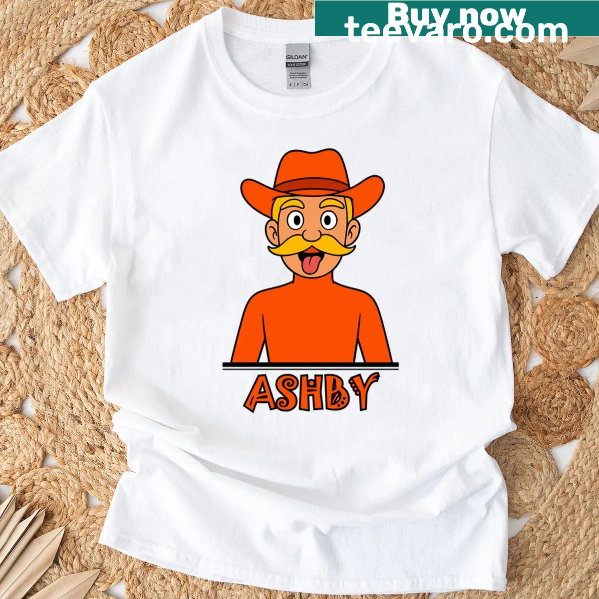 Goofy ranger graphic T-shirt with humorous design — on a men's t-shirt